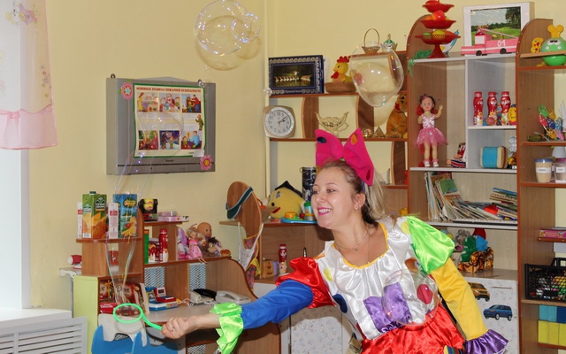 Заказать Шоу мыльных пузырей в детский сад во Владимире
