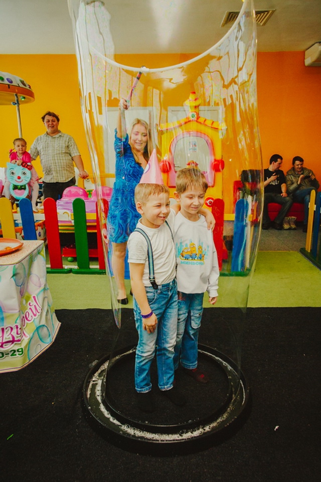 Шоу Мыльных Пузырей в день рождения для детей во Владимире